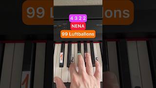 Nena  99 Luftballons pianotutorial pianolessons piano cordonbleuoff [upl. by Aicinod]