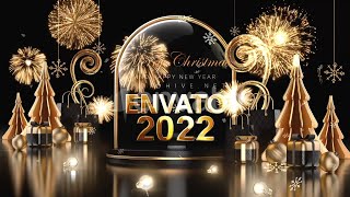 Happy New Year 2022 🎄  After Effects Template ❄️ AE Templates ☃️ [upl. by Kirt]