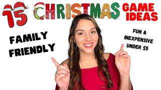 15 Christmas Party Game Ideas Under 5  Family Friendly EASY [upl. by Nawor601]