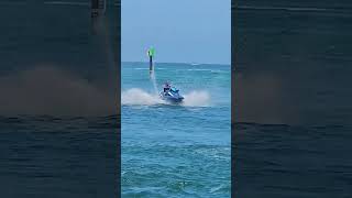 Jet Ski Wave Jumping Venice Florida Jetty JetSkiWaveJumping VeniceFloridaJetty JetSkiing [upl. by Eisak]