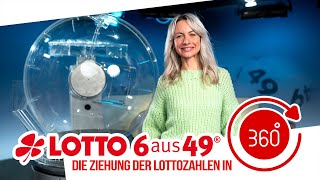 Die Ziehung der Lottozahlen vom 28092024 in 360 Grad [upl. by Trillbee]