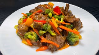 CARNE DE RES SALTEADA CON VERDURAS  Estilo Chino [upl. by Lynne]