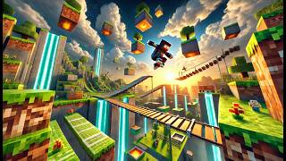 Minecraft Gameplay  No Copyright parkour owo [upl. by Lletram]