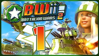 Battalion Wars 2 Walkthrough Part 1 Wii HD 1080p [upl. by Kcirted]