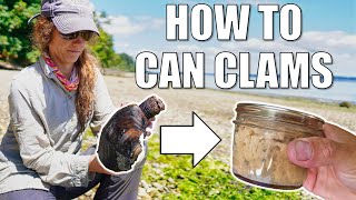 How to Can Clams [upl. by Eelatsyrc]