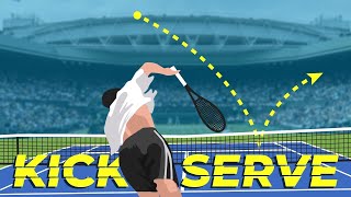 How to Hit The Perfect Kick Serve In 7 Steps WITHOUT Losing Power [upl. by Breeze356]