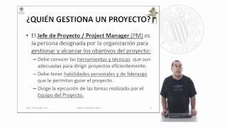 Conceptos básicos de gestión de proyectos   UPV [upl. by Gona]