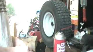 LifeHack How to Inflate a Tubeless Tire  in 30 seconds or less [upl. by Lyrehs579]