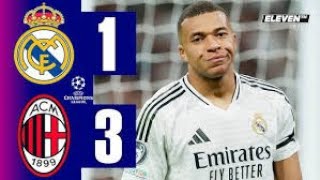 quotMilan Stuns Real Madrid Epic 31 Victory at the Santiago Bernabeuquot realmadrid acmilan uefa [upl. by Ayaros175]