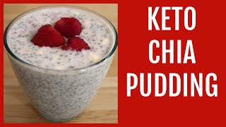 Keto Chia Pudding Recipe  Easy Low Carb Make Ahead Overnight Breakfast Idea [upl. by Ellinger562]