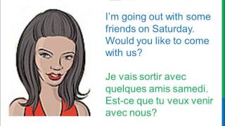 Dialogue 11  English French Anglais Français  What day is today  Quel jour sommesnous [upl. by Inasah]