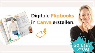 CanvaTutorial So erstellst du ein digitales Flipbook in Canva  Digitales Magazin erstellen [upl. by Asirrom]