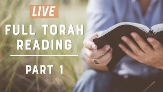 Full Torah Reading Live Part 1  Genesis  Leviticus [upl. by Mallon]