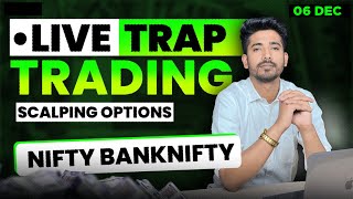 06 December Live Trading Live Intraday Trading Today Bank Nifty option trading live Nifty 50 [upl. by Rinum]