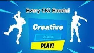 Every Emote in Fortnite Map code [upl. by Uolymme]