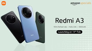 Redmi A3  Official Launch  Specs  Price in india  Redmi A3 Unboxing [upl. by Erdman518]