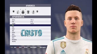 CREACIÓN DE JUGADORES FIFA 18  CRISTO GONZÁLEZ [upl. by Nnyleuqaj]