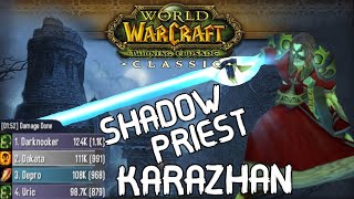 Shadow is SO FUN in Raid  Karazhan Priest DPS PoV  WoW TBC Classic [upl. by Odine]