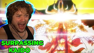 LUFFY USES ADVANCED CONQ HAKI VS KAIDO One Piece 1028 Reaction [upl. by Alegnaed]