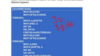 Assembly 5Örnek Soru Çözümü [upl. by Yenruoc687]