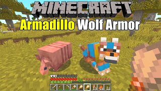 Minecraft Survival  Armadillo and Wolf Armor Survive amp Thrive 2024  Ep 6 [upl. by Soinotna239]