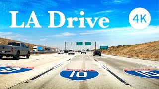 Los Angeles Drive 4k  Running under a blue sky [upl. by Nilya]