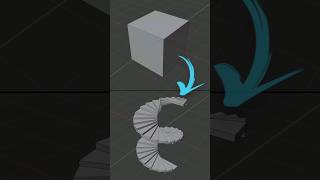 Blender Spiral Stairs 3D Modeling using Bevel Steps blender cgian tutorial [upl. by Orland451]