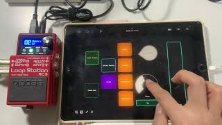 BOSS RC5  Testing  2 x LoopyPro Full Control for Live Performance [upl. by Barnett]