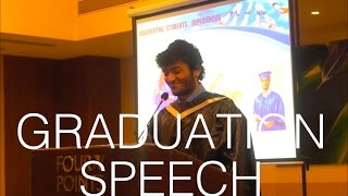 High School Valedictorian Graduation Speech India [upl. by Ihp453]