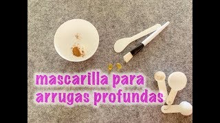 Mascarilla para arrugas profundas [upl. by Percy]