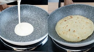 5 Minutes Ready Quick and Easy Flatbread Made With Batter No Kneading No Oven [upl. by Octavia]