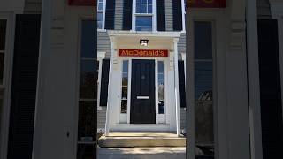 This is one of the coolest mcdonalds I have ever seen Built into a late 1800s farmhouse [upl. by Nylavad]