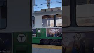 Green Line at East Somerville during shutdown tramspotting trainspotting [upl. by Dorsey]