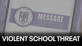 Upper Moreland school district receives violent voicemail [upl. by Ardnuahsal68]