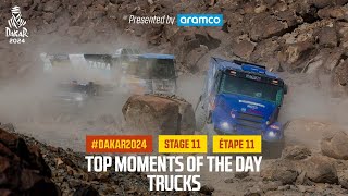 Trucks Top moments  Stage 11  Dakar2024 [upl. by Varion]