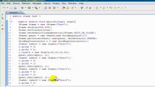 GridBag Layouts JAVA SWING  Arranging objects in a Panel [upl. by Yleme]