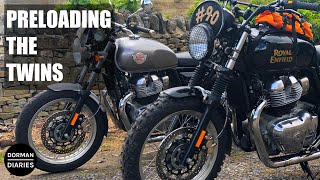 Royal Enfield Interceptor 650  Custom Fork Preload Modification  How To and Review [upl. by Ashman]