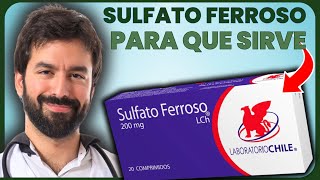 SULFATO FERROSO💊 ¿Para que sirve Usos y Beneficios  MÁS [upl. by Lonnard]