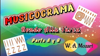 Musicograma Rondo Alla Turca parte A y B [upl. by Nylisoj790]