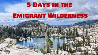 Backpacking the Emigrant Wilderness  Sierra Nevada Mountains [upl. by Artimas]