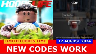 NEW CODES UPDATE Hoops Life Basketball ROBLOX  LIMITED CODES TIME  August 12 2024 [upl. by Dominick331]