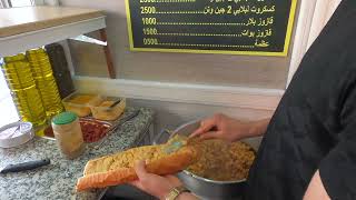 Lablabi Sandwich Retila  Bizerte Tunisia  كسكروت لبلابي [upl. by Marline]