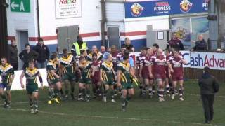 Hunslet Old Boys 20 Thornhill Trojans 16  BARLA Yorkshire Cup Final 2011 [upl. by Aicitel140]