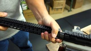 BCM KeyMod UltraLightweight Rail System Removed from BCM Tactical AR Carbine [upl. by Anelle]