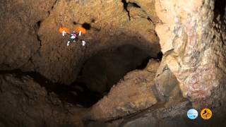 Sperimentazioni con microdrone in grotta [upl. by Nwahsar]