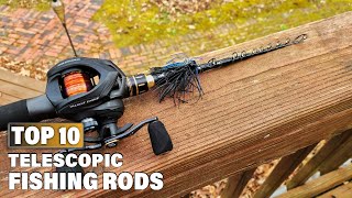 Best Telescopic Fishing Rods in 2024 Top 10 Picks [upl. by Aneev]