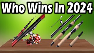 TOP 5 Best Fishing Rods In 2024 [upl. by Neerom]