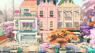 Charming Street 🌸 The Sims 4  Speed Build NO CC [upl. by Cirillo]