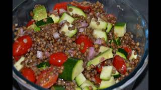 Salade lentilles avocats recette cookeo [upl. by Rondi700]