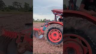 VS519 Plowing Tractors Kubotam7040 [upl. by Glennon408]